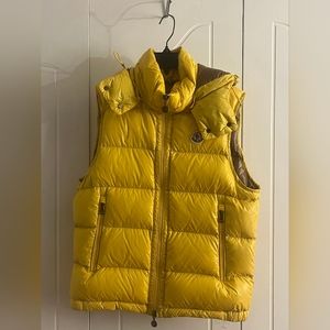 Moncler Puffer Vest - Yellow Size 2